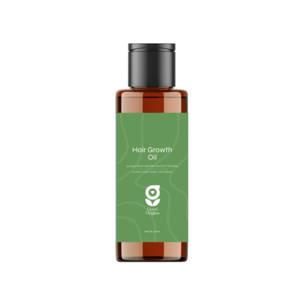 Good Origins Hair Growth Oil with 15 Ayurvedic Herbs - Natural Hair Fall Control Oil in Amber Bottle