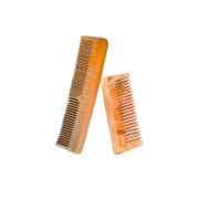 Good Origins Neem Wood Comb Set - Pack of 2 Styling and Detangling Combs