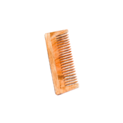 Wide tooth wooden comb by Good Origins