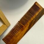 Neem Wood Comb – Oil-Treated Wide & Fine Tooth Hair Comb - Good Origins