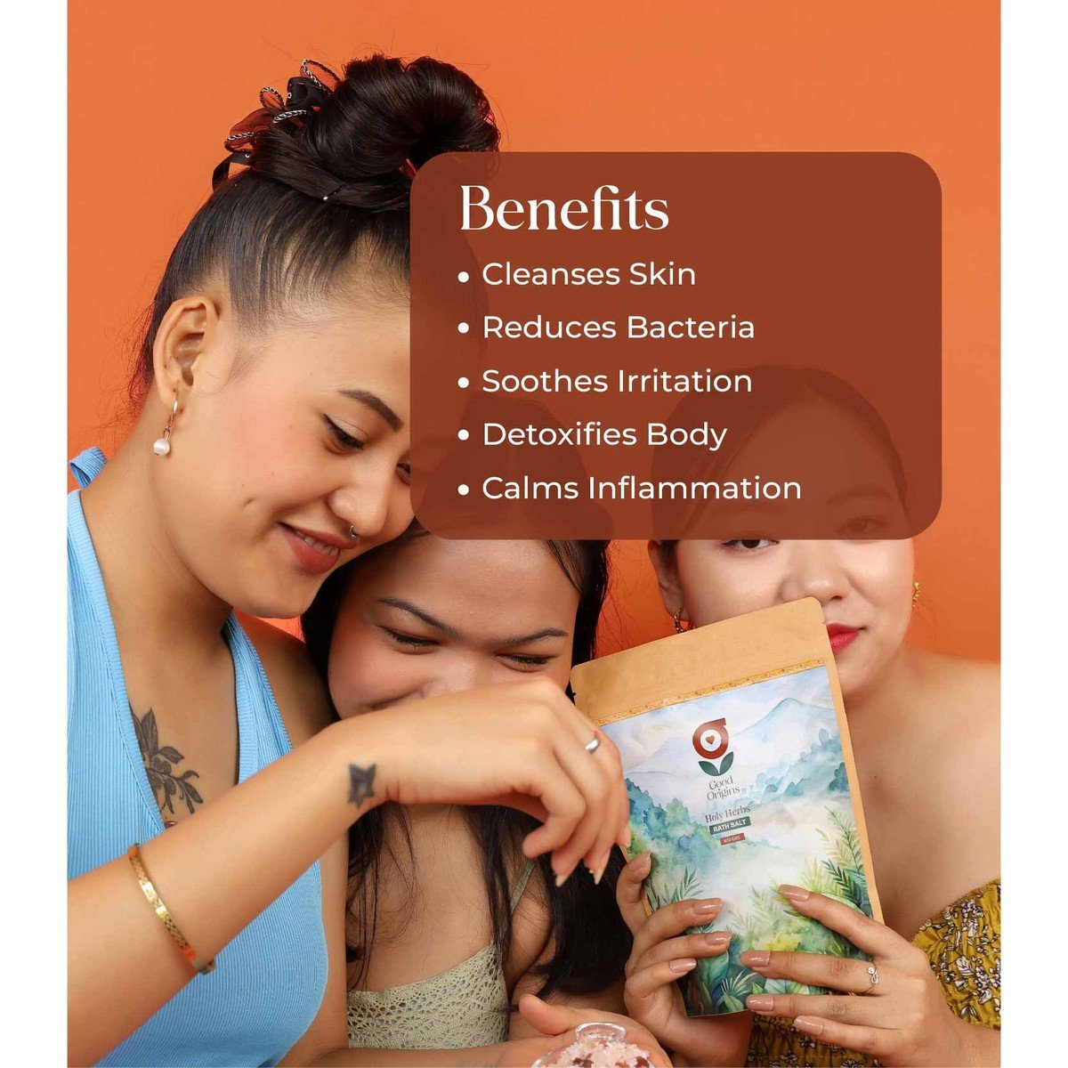 Herbal Bath Salt Benefits - Detoxifying, Purifying, Antibacterial - Good Origins