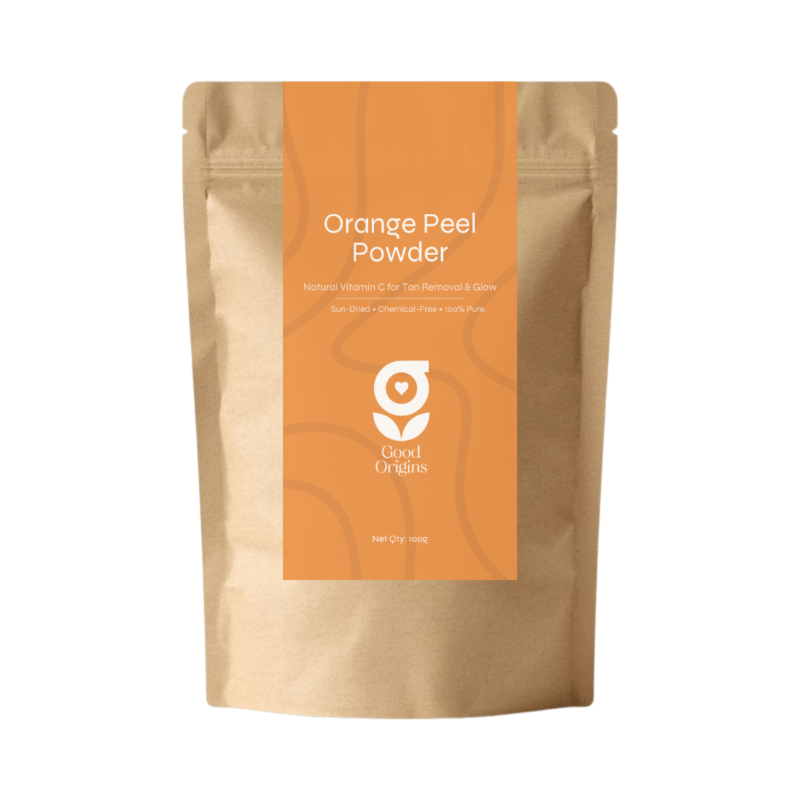 Orange peel powder for face by Good Origins