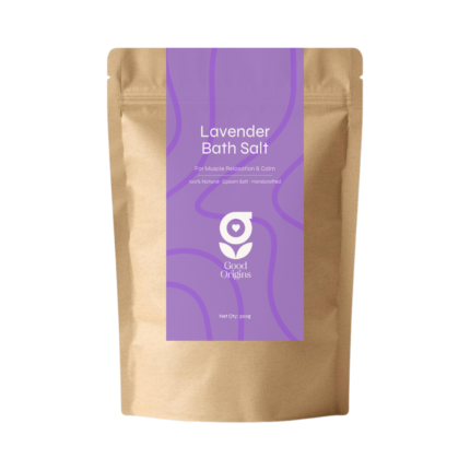 Good Origins Lavender Bath Salt - Epsom and Himalayan Salt Soak for Relaxation and Stress Relief