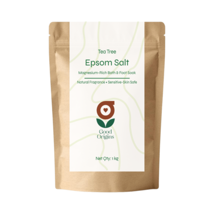 Good Origins Tea Tree Epsom Salt 1kg – refreshing magnesium foot and body soak