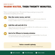 How to use epsom salt: dissolve in warm water, soak for fifteen to twenty minutes, then pat dry